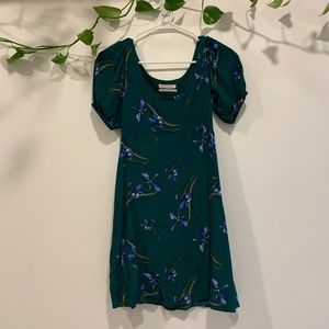 Puff Sleeve Mini Dress